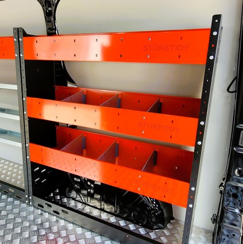 Van racking shelving - van,
