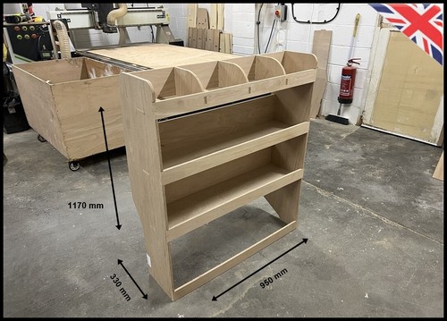 Vauxhall vivaro van racking - van,