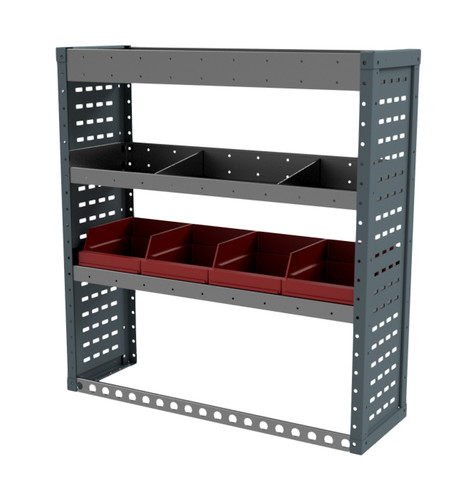 Van racking shelving unit - /,